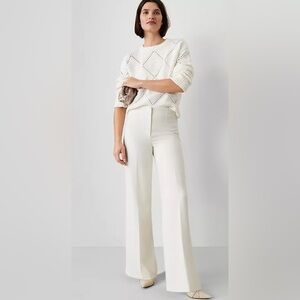 Elegant White Women's Pants